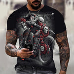 Camiseta Skull Moto