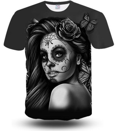 Playera Catrina Playeras Para Dia De Muertos Playeras