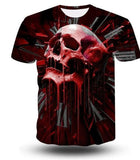 Playera de Calavera Roja