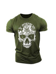 Playera de Cráneo Kaki