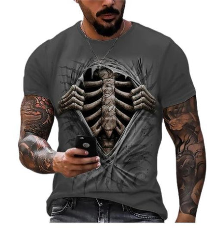 Ropa con sales calaveras para hombre