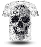 Playera Estampado Calavera
