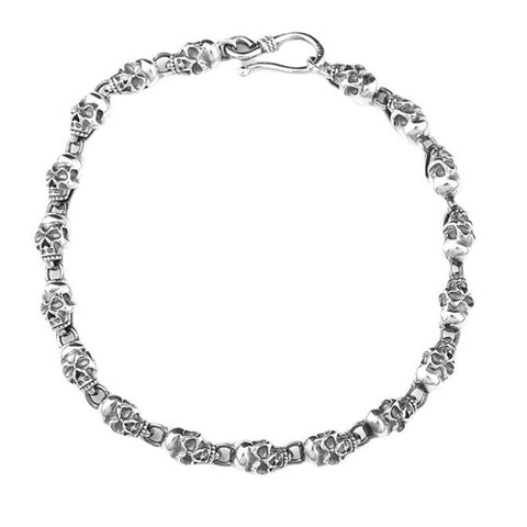 Pulsera Calavera Plata Hombre