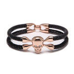 Pulsera Cráneo Piel de Mantarraya