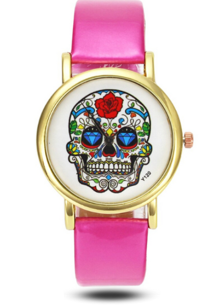 Reloj de calavera para mujer hotsell