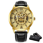 Reloj Skull Dorado