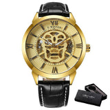 Reloj Skull Dorado