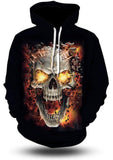 Sudadera Básica Calavera