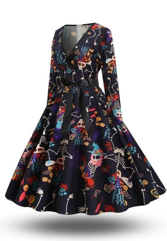 Vestido Calavera Halloween