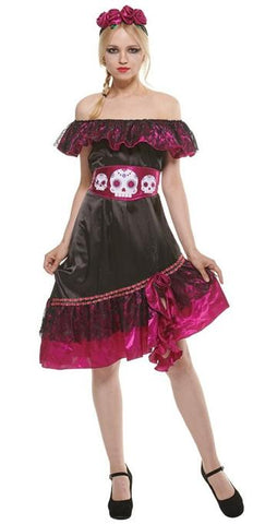 Vestido Catrina con Calavera