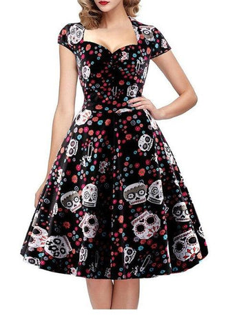 Vestido de Calavera Mexicana