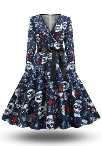 Vestido Skull and Roses